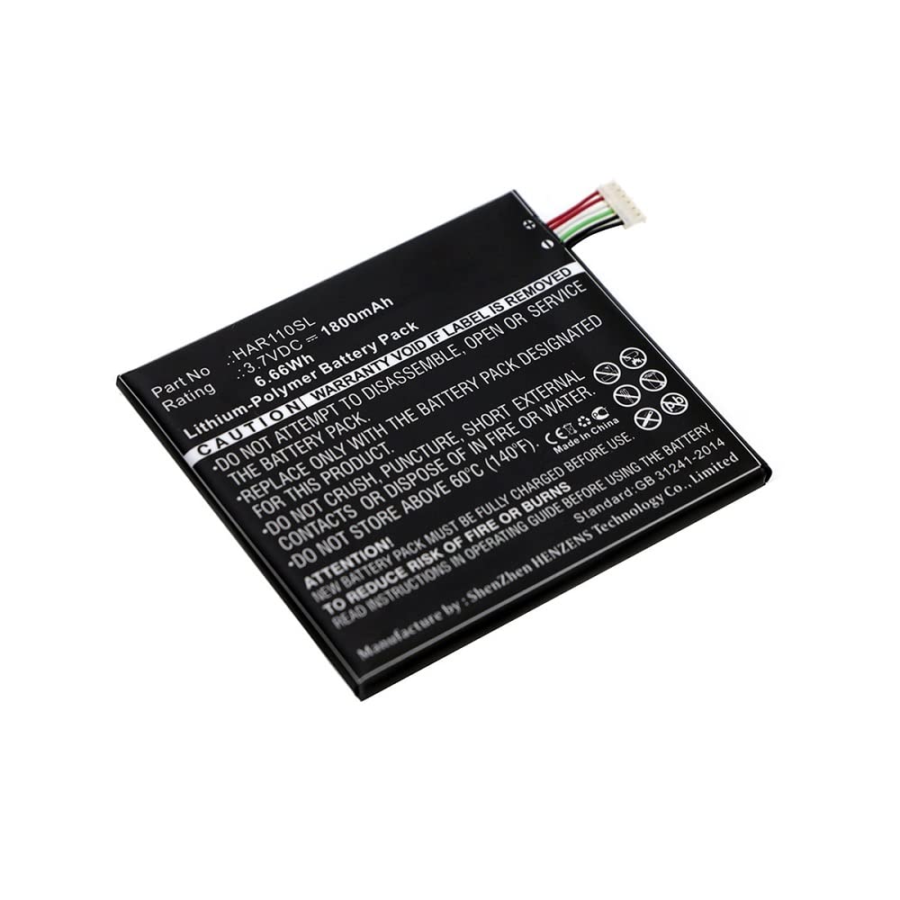 Synergy Digital Replacement Battery for Highscreen Phones - 3.7V Li-Polymer 1800mAh - Long Lasting Power for Everyday Use, Travel & Emergency Backup