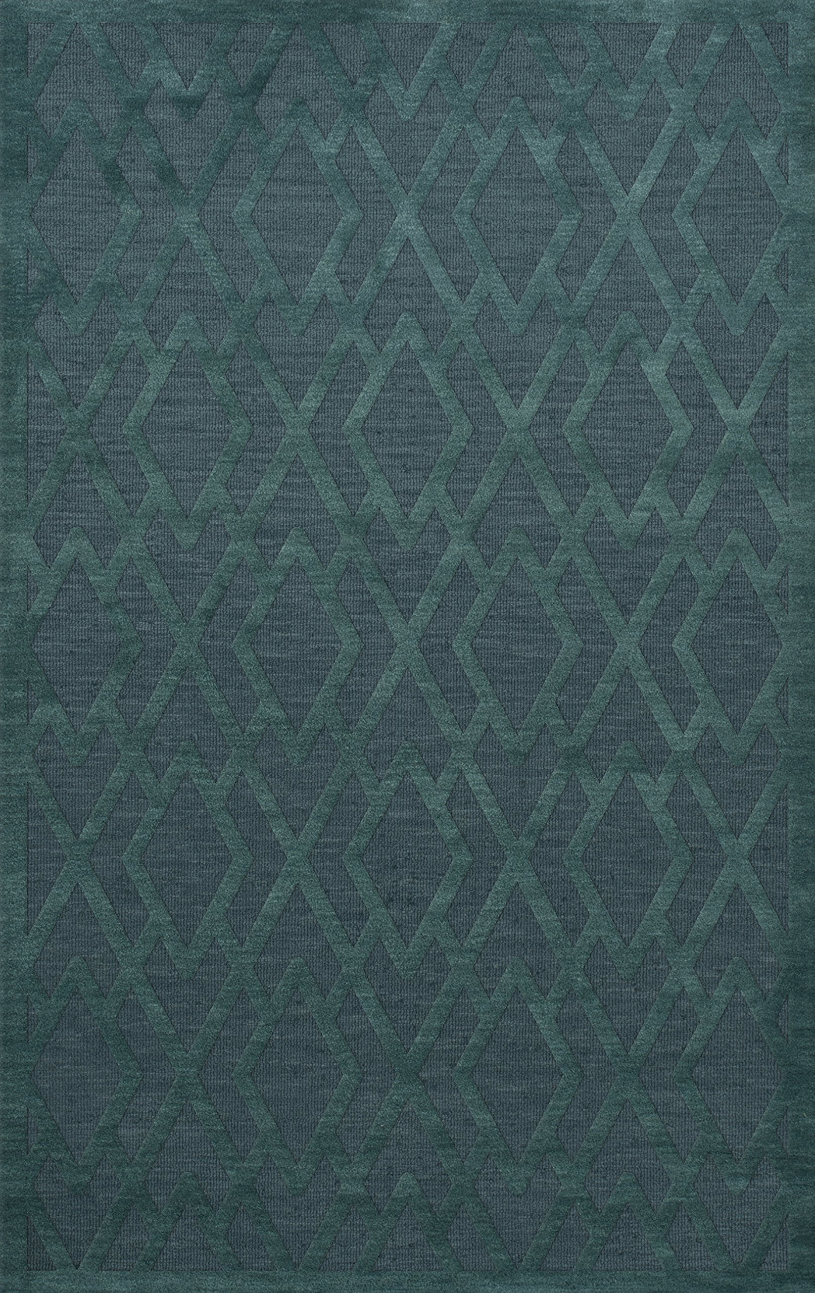 Dalyn Rugs Dover DV1 Teal Area Rug 3' x 5' - Soft Non-Slip Living Room Rug for Bedroom, Dorm & Home Decor