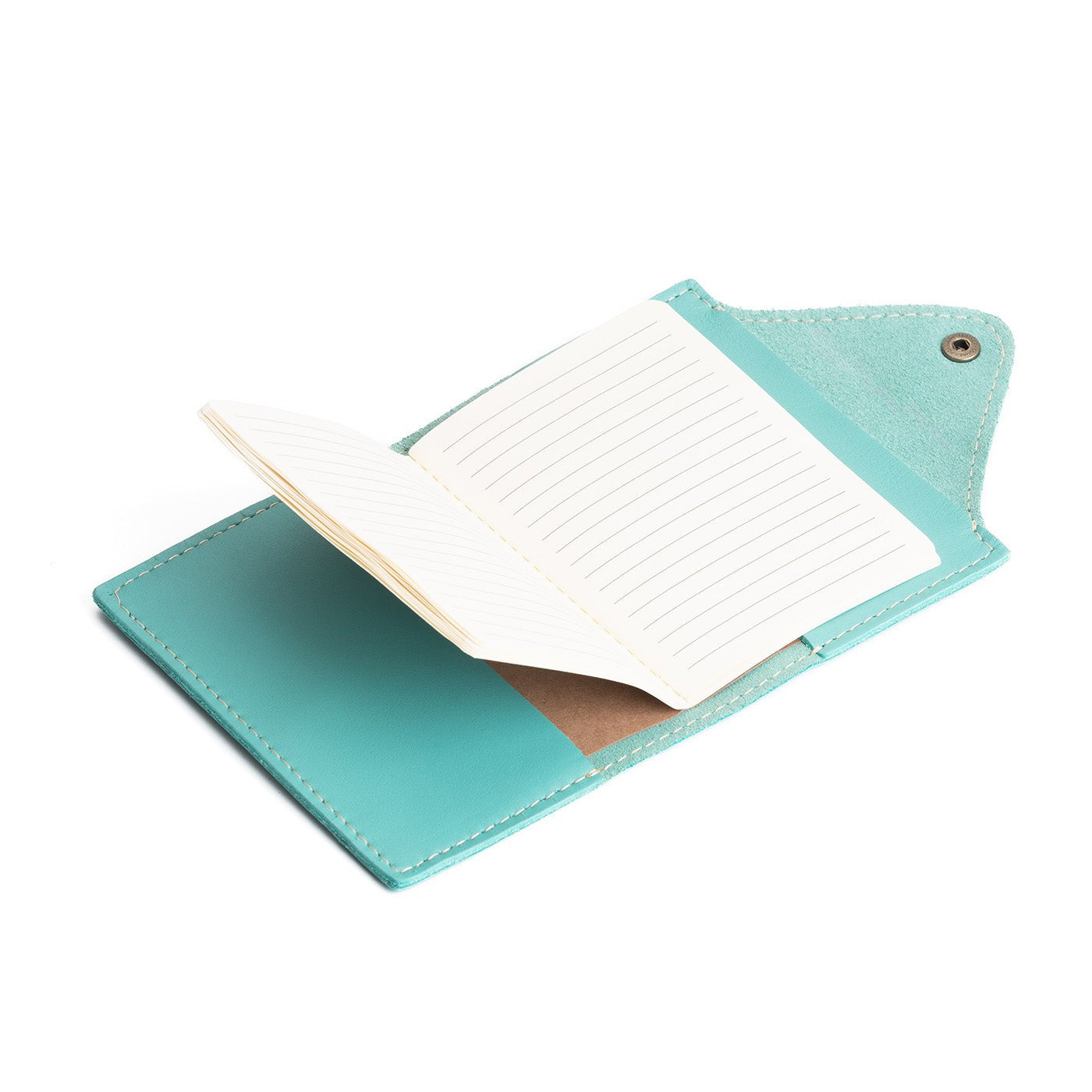 Premium Leather Snap Journal - Handmade Refillable Notebook for Writing, Sketching & Note Taking - Perfect for Travel, Office & School Use