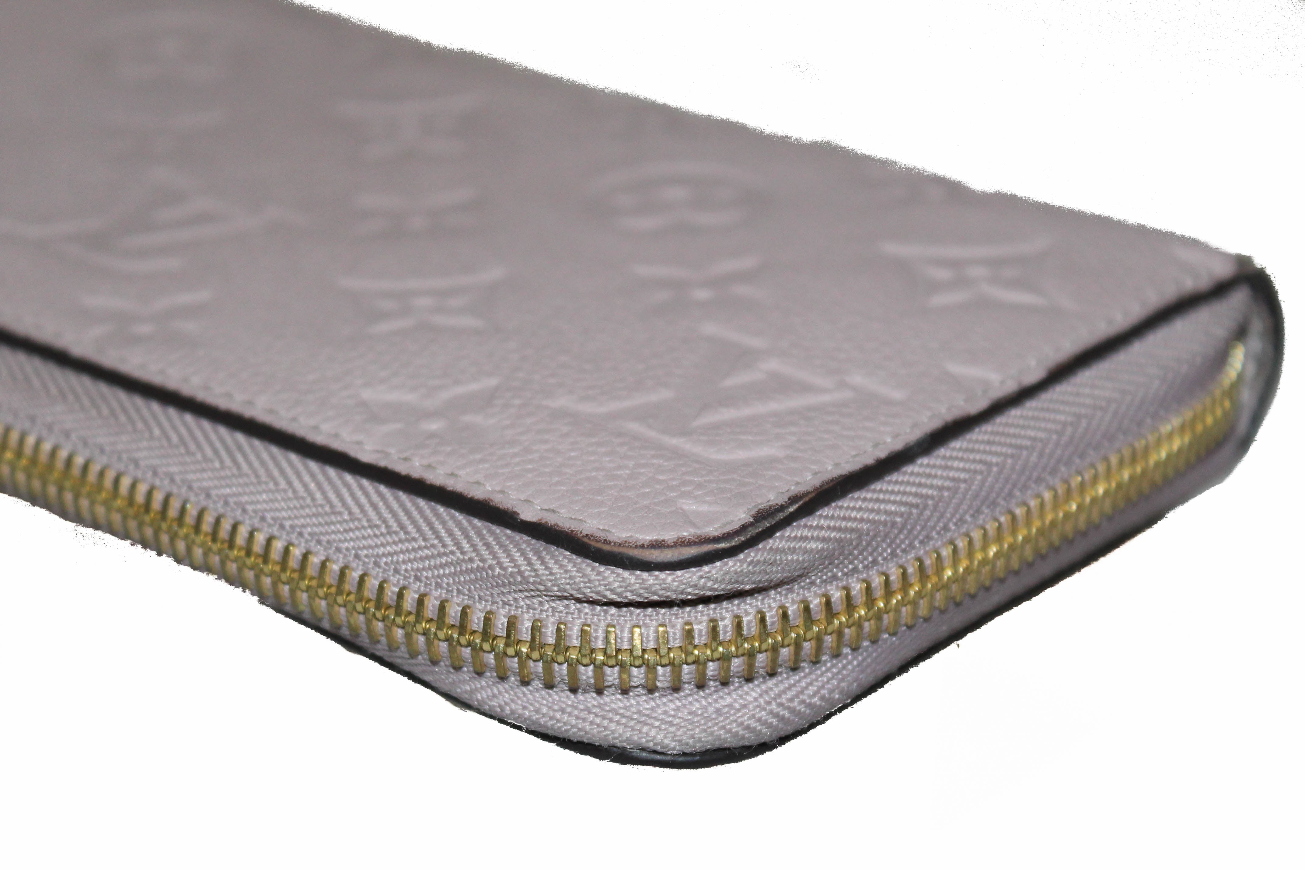 Authentic Louis Vuitton Mastic Monogram Empreinte Leather Zippy Wallet for Women | Luxury Designer Wallet for Everyday Use & Travel | Compact RFID-Blocking Credit Card Holder