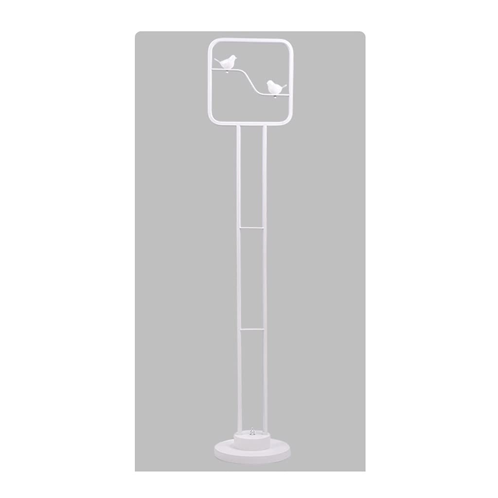 Modern LED Floor Lamp with 3-Color Dimming - Adjustable Standing Lamp for Reading, Living Room, Bedroom & Office - White Metal Design (Floor Lamp B) - Perfect for Cozy Nights & Workspace Lighting