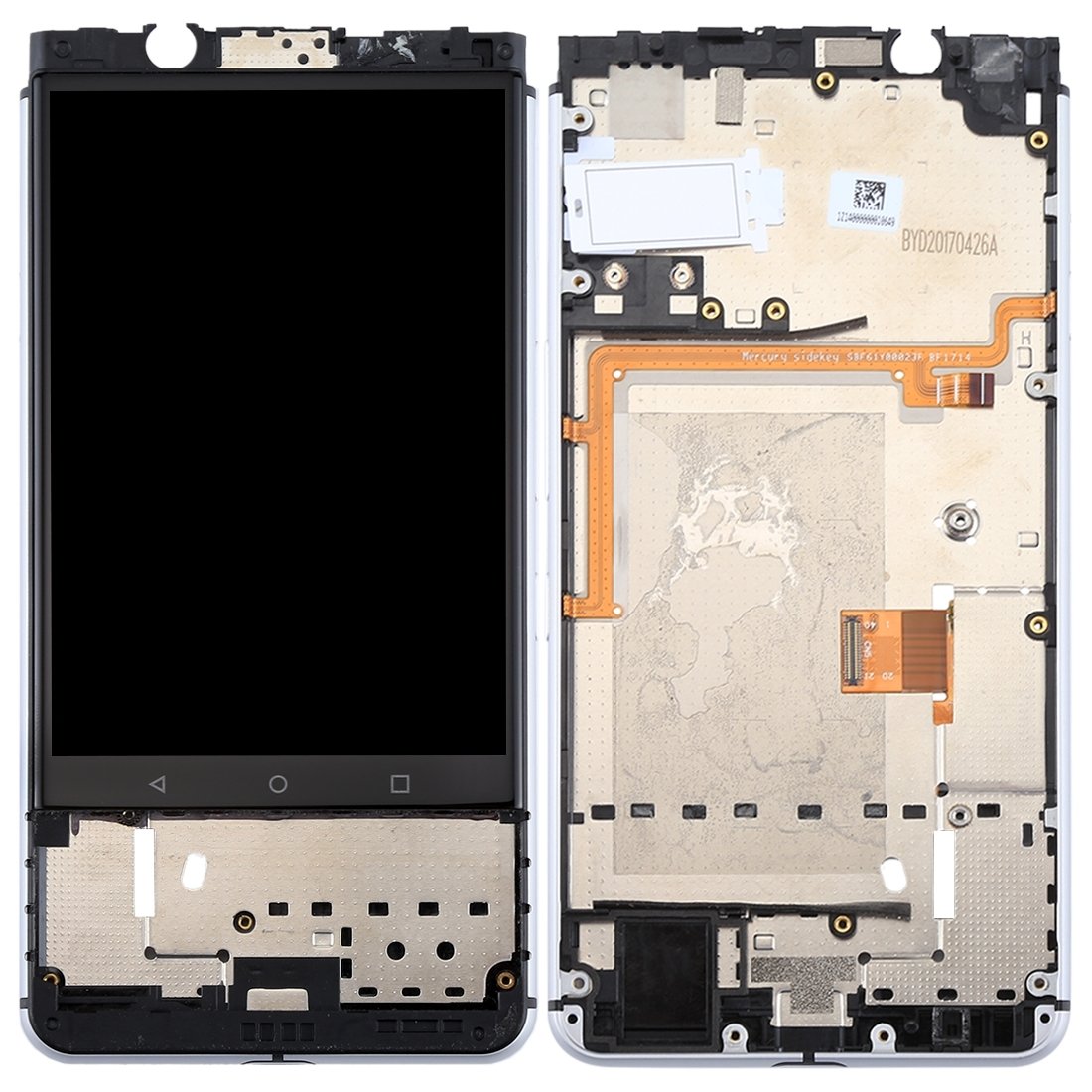 Original Title: Cell Phone Parts Compatible with BlackBerry Keyone LCD Screen + Touch Screen with Frame   Optimized Title: **BlackBerry Keyone LCD Screen & Touch Screen Replacement with Frame - Compatible Phone Parts for DIY Repair (Home, Office, Travel Use)**