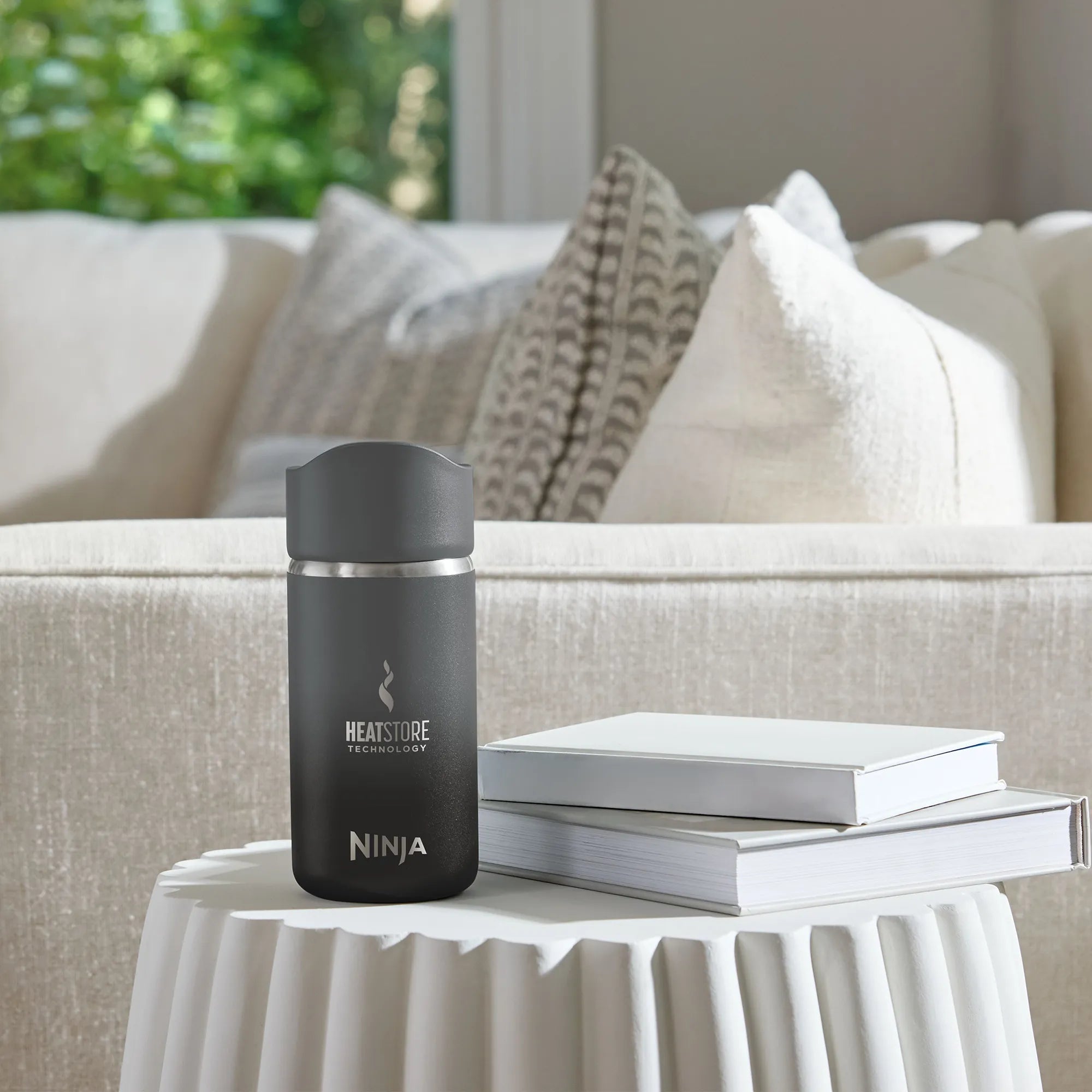 Ninja Sip Perfect 354ml Insulated Stainless Steel Water Bottle - Leak Proof, BPA Free, Keeps Drinks Hot/Cold for 24 Hours - Ideal for Gym, Hiking, Office & Travel