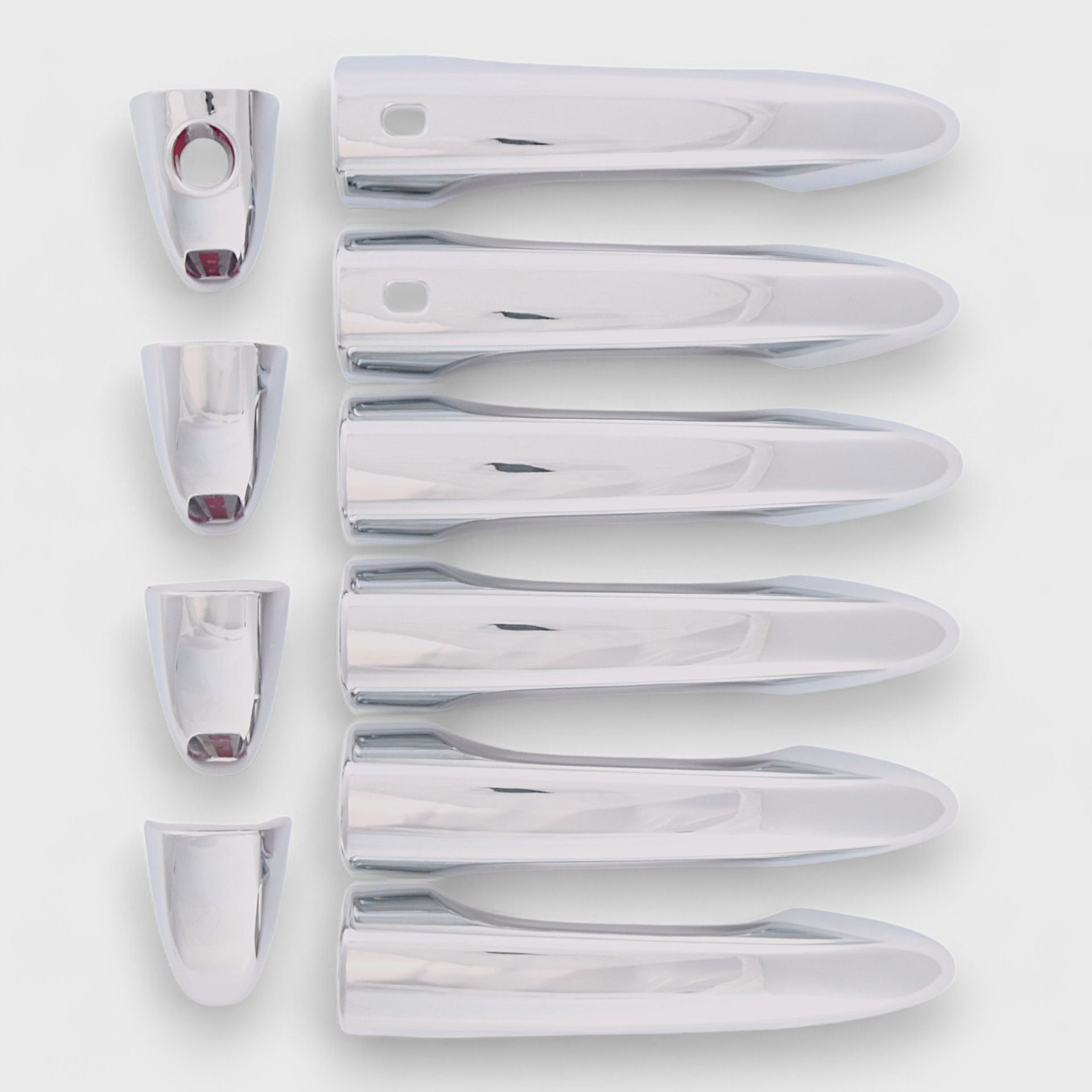 Chrome Door Handle Cover with or without Smart Key - DH318 | Secure & Stylish Upgrade for Home, Office & Commercial Doors