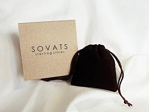 Sovats Sideways Cross Earrings for Women - 925 Sterling Silver Rhodium Plated, Hypoallergenic Nickel Free, Simple & Stylish Climber Earrings - Perfect for Everyday Wear, Gift Giving & Special Occasions