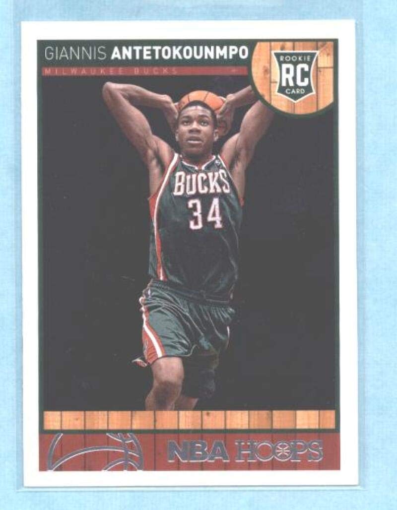 2013-14 Panini Hoops #275 Giannis Antetokounmpo Rookie Card RC - Milwaukee Bucks NBA Basketball Trading Card NM-MT - Perfect for Collectors, Fans, and Sports Memorabilia Enthusiasts