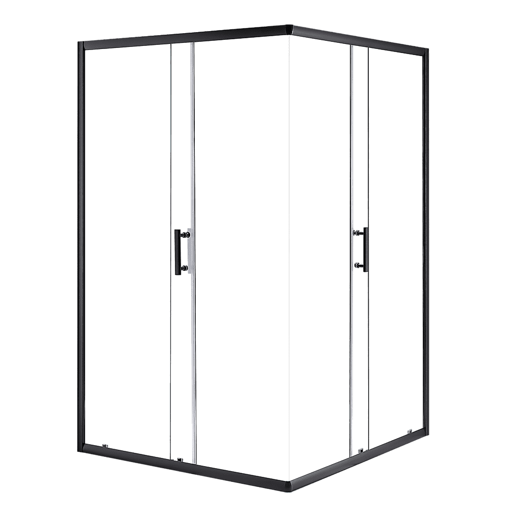 1200 x 800mm Sliding Door Nano Safety Glass Shower Screen by Della Francesca - Tempered Glass Bathroom Enclosure for Modern Homes, Spa-Like Shower Experience