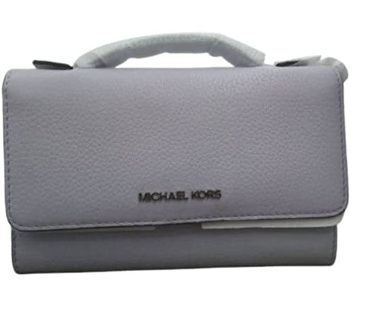 Michael Kors Jet Set Travel Crossbody Bag - Snap Closure Multifunctional Phone Case & Holder for Women | Perfect for Everyday Use, Travel, and Shopping