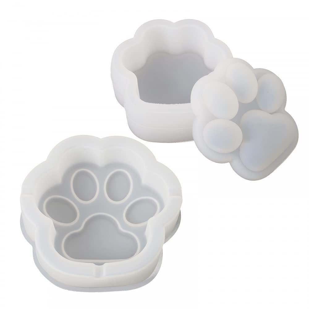 2PCS Cat Claw Resin Molds - Silicone Ashtray Molds for DIY Crafts, Resin Art, Home Decor - Perfect for Making Unique Gifts & Decorations (Kitchen, Living Room, Bedroom)