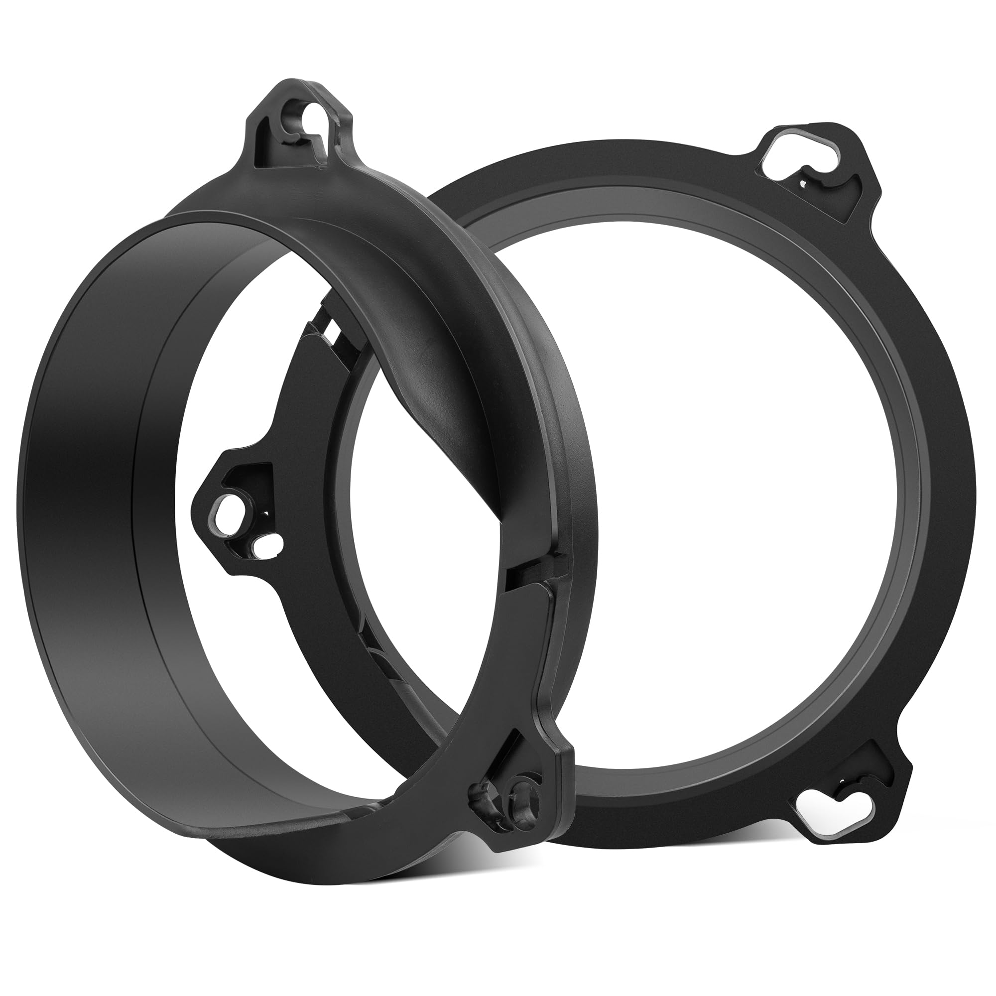 NuIth 6.5 Inch Car Speaker Adapter for Toyota Corolla 4Runner Avalon Tacoma Venza 1998-2016 & Lexus CT RX ES 1999-2015 - Aftermarket Front Rear Door Speaker Spacer Ring Mounting Kit - Perfect for Audio Upgrades and DIY Car Stereo Installations