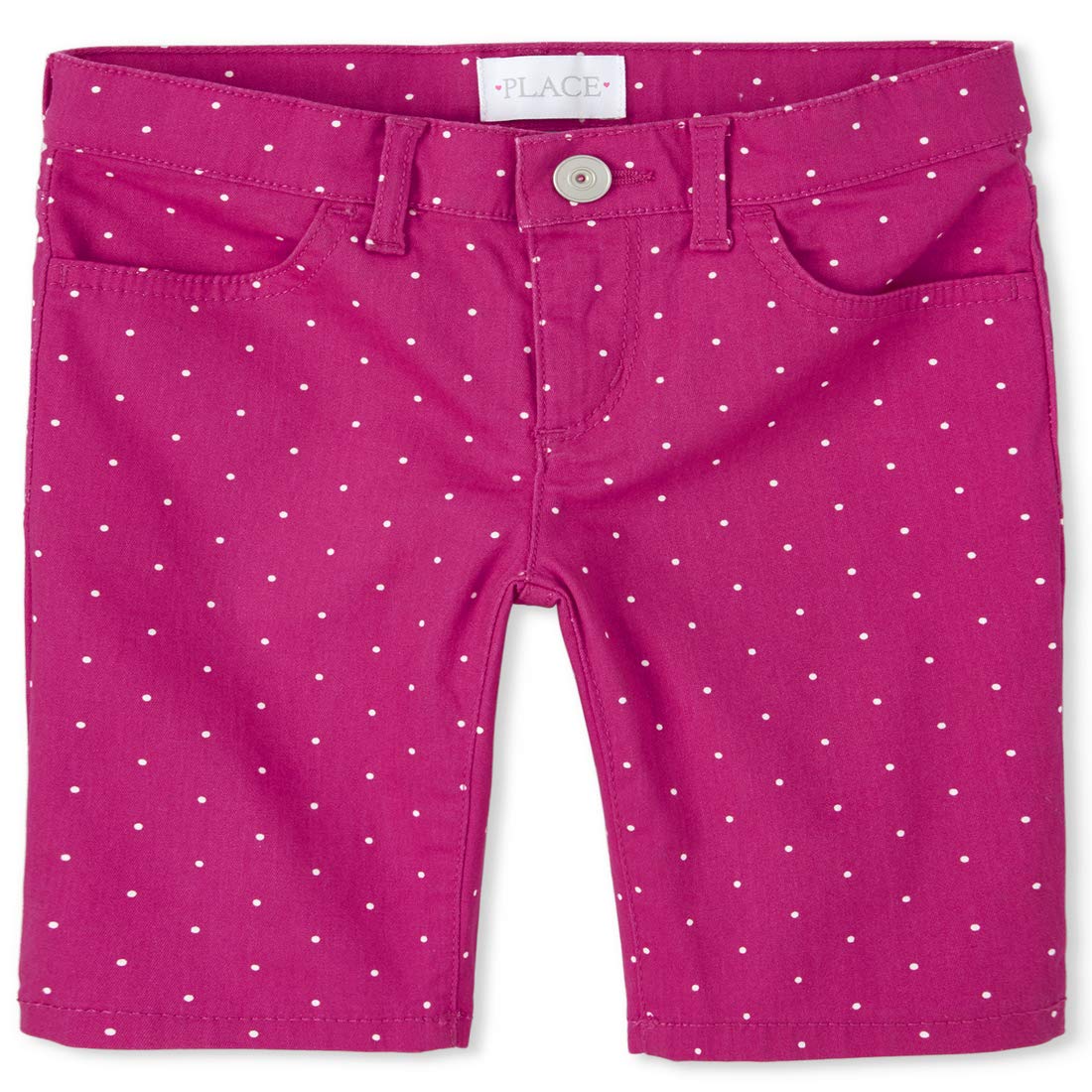 The Children's Place Girls' Slim Fit Solid Color Skimmer Shorts - Perfect for Summer Playdates, Beach Outings & Casual Everyday Wear