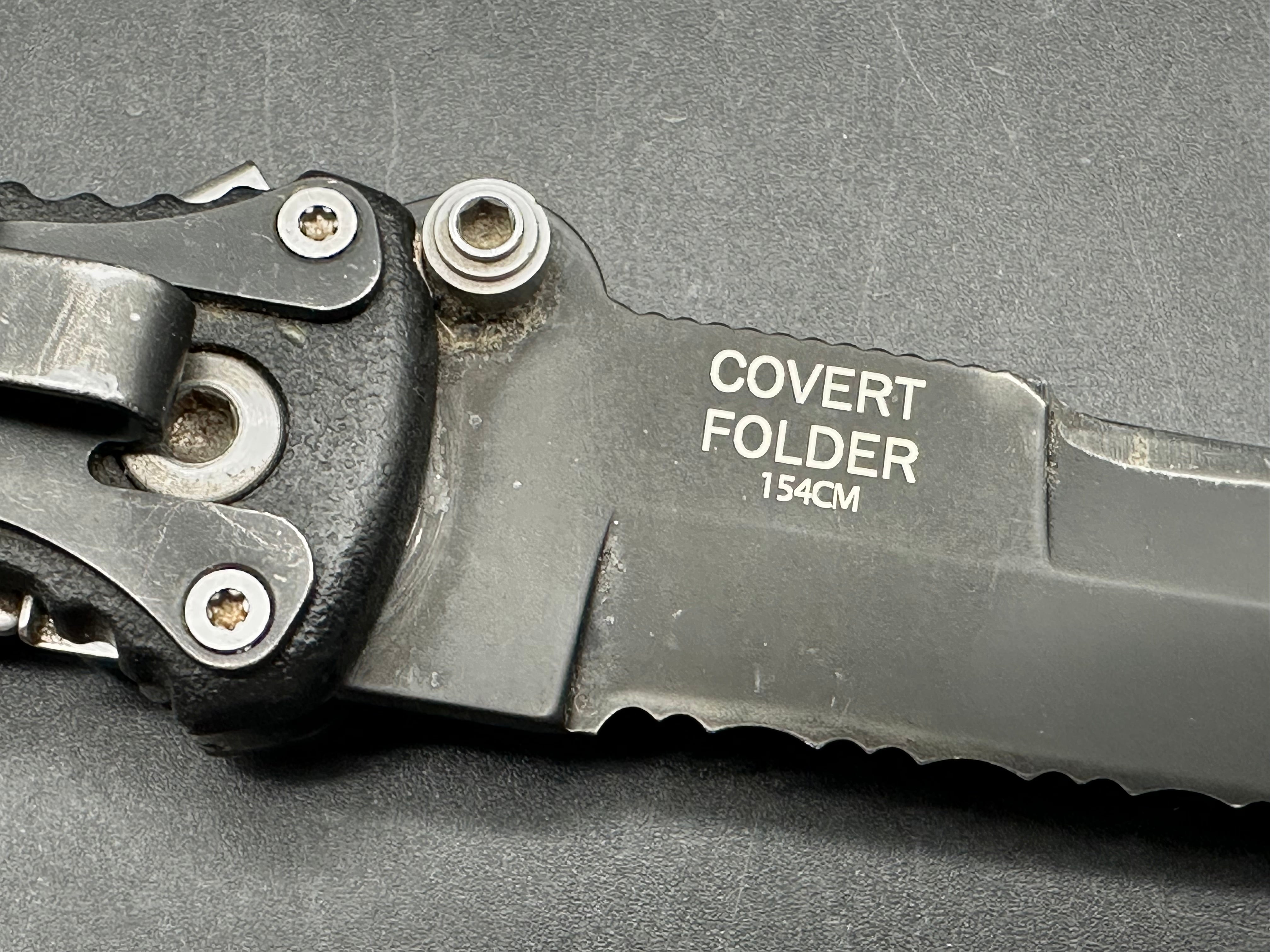 Gerber Covert Small Folding Knife with 154CM Stainless Steel Blade - Perfect for EDC, Camping, Hiking & Outdoor Survival