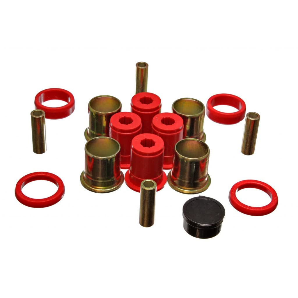 Energy Suspension Polyurethane Bushing Kit for 1976-1977 Buick Regal - Red 3.3169R | Improved Handling & Ride Comfort | Perfect for Street Performance & Classic Car Restoration