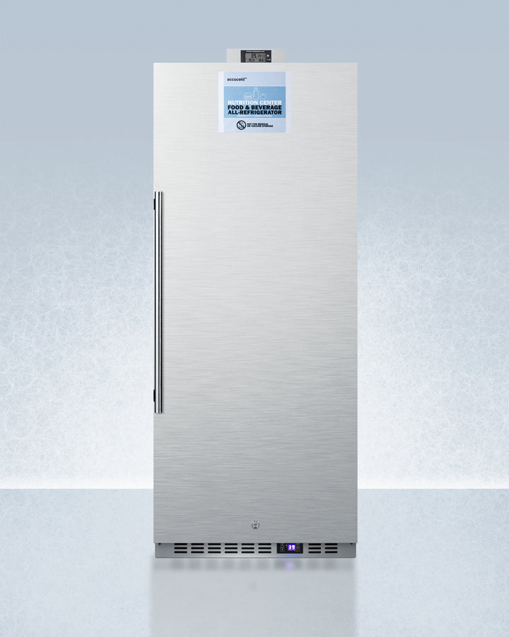 Accucold 24-Inch Wide Nutrition Center All Refrigerator - FFAR121SSNZ | Commercial Grade Medical Fridge for Labs, Pharmacies & Hospitals | Energy Efficient Stainless Steel Refrigeration Unit