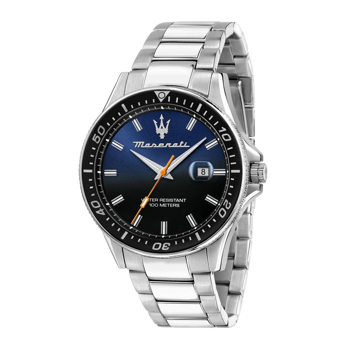 MASERATI SFIDA 44mm Men's Luxury Sports Watch - Waterproof Chronograph for Business, Casual & Outdoor Activities
