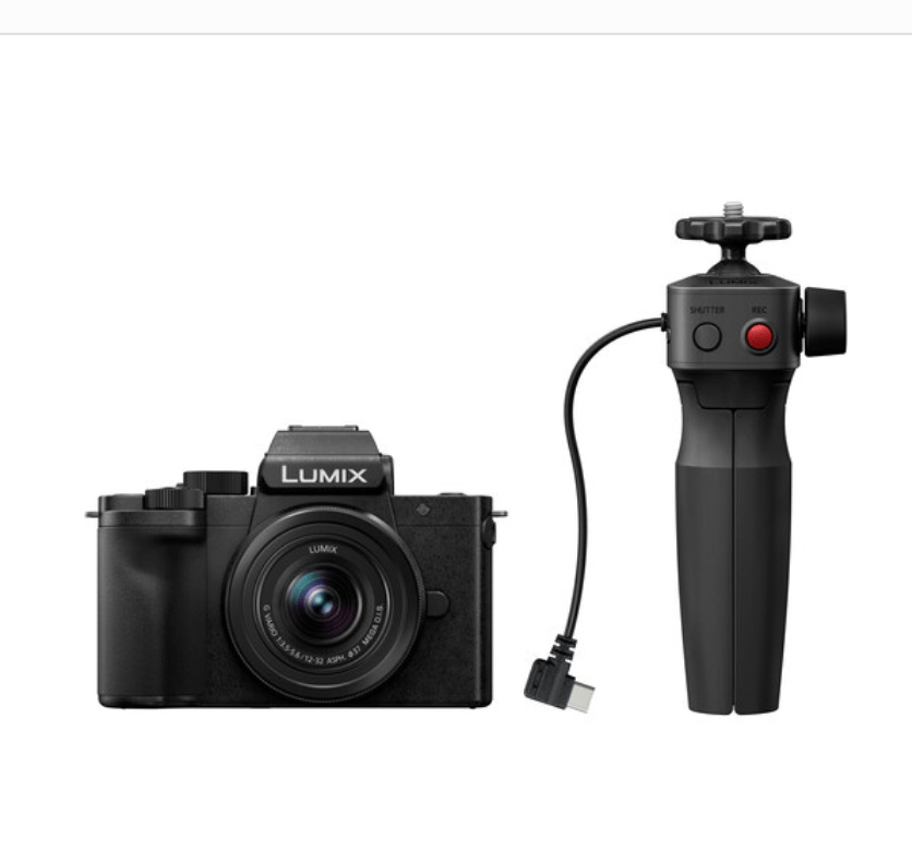 Panasonic LUMIX G100 4K Mirrorless Camera with 12-32mm F3.5-5.6 Lens & Tripod Grip - Perfect for Vlogging, Travel Photography & YouTube Content Creation
