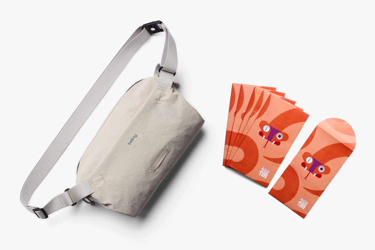 Lite Sling Bag - Lunar New Year Limited Edition - Lightweight Crossbody Purse for Women & Men - Perfect for Travel, Shopping & Daily Use