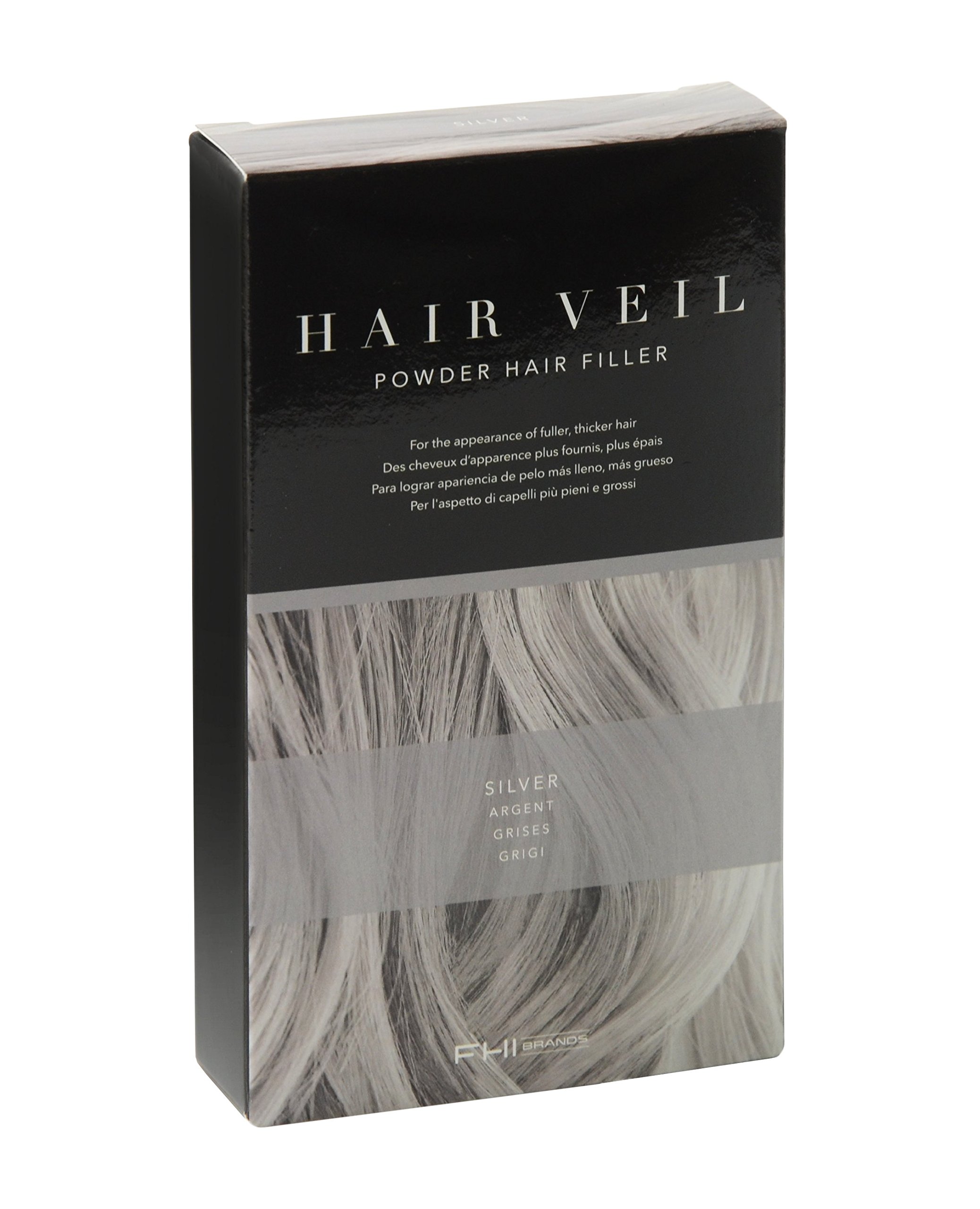FHI Heat Hair Veil Powder Hair Filler - Volumizing & Thickening Treatment for Fuller, Richer Hair | Instant Root Coverage & Styling Solution for Thin Hair - Perfect for Daily Use & Special Occasions