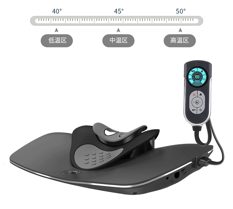 Siyaco Neck Massager for Pain Relief - Cervical Traction & Decompression Therapy Device - Perfect for Office Workers, Gamers & Travelers