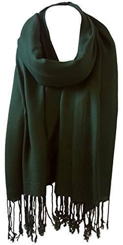 Unisex Plain Pashmina Scarf Shawl Wrap - 100% Viscose Soft Lightweight Stole - Fashion Accessory for Women & Men - Perfect for Winter, Office, Travel & Special Occasions