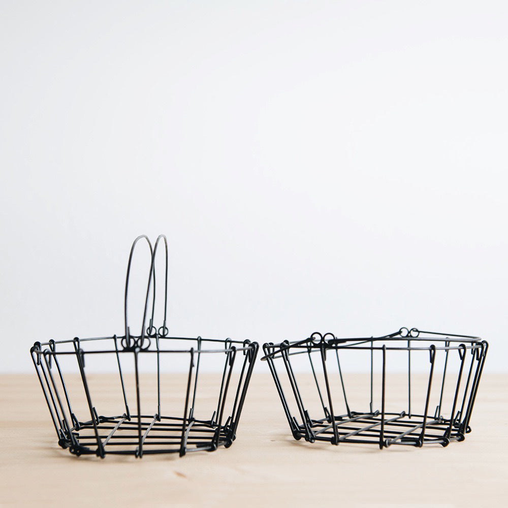 Stylish Oval Wire Storage Basket - Organize Home, Office & Nursery - Perfect for Toys, Blankets & Decor