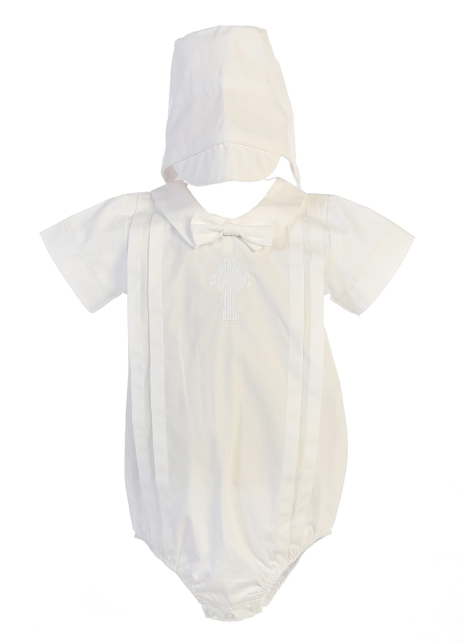 Baby Boy Baptism Outfits - Christening Cotton Onesie Set for Infants | Perfect for Church Ceremonies, Christenings & Special Occasions