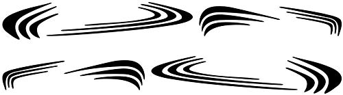 Premium RV Stripes Vinyl Decals for Caravan, Travel Trailer & Camper Van - Durable Two-Sided Car Stickers & Graphics (Size D1137) - Perfect for Customizing Vehicles & Enhancing Road Trip Style