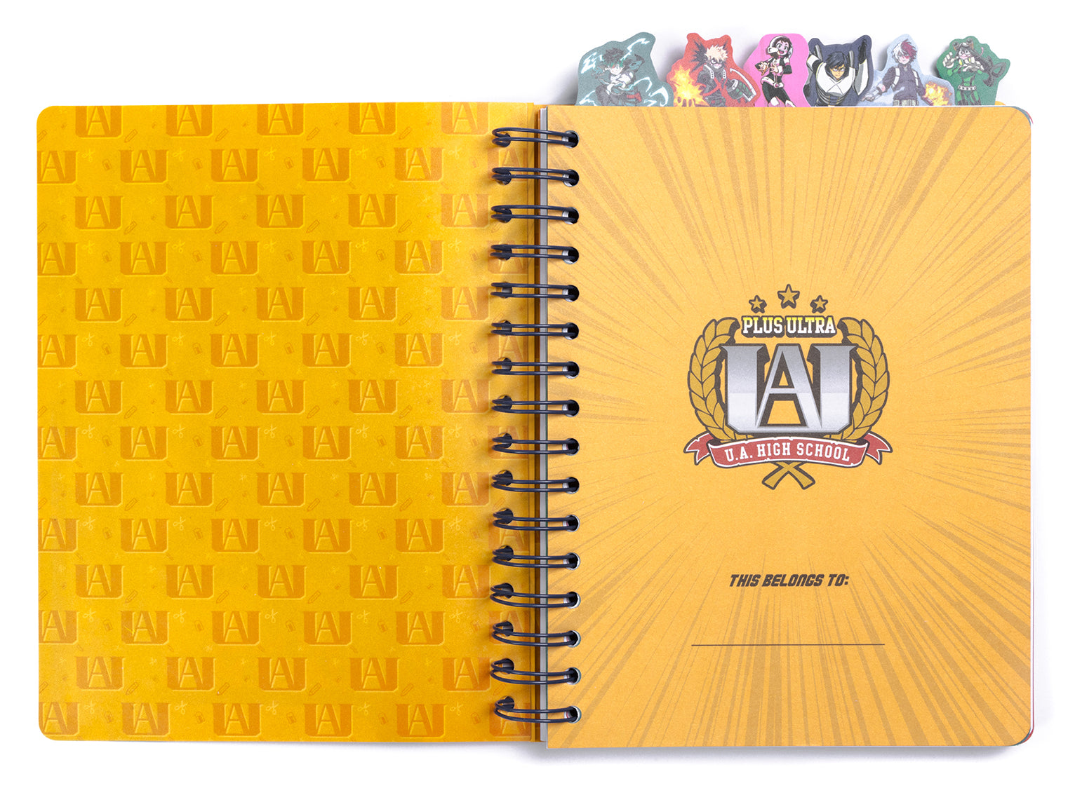 My Hero Academia: Class 1-A Spiral Notebook - Anime School Supplies for Note Taking, Journaling & Gift Giving | Perfect for Students, Fans & Collectors