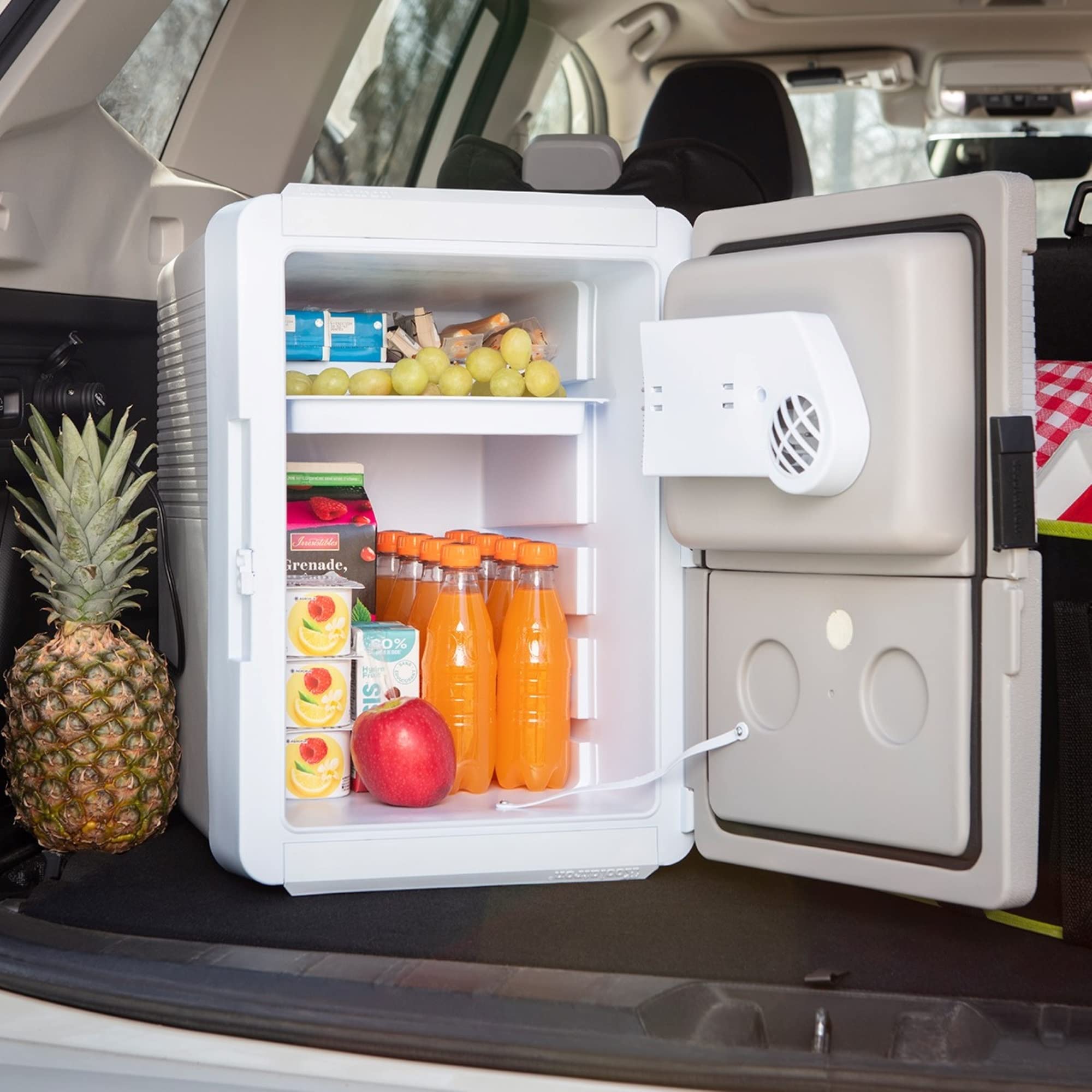 Koolatron 33 Quart Portable Electric Cooler & Warmer - 12V Car Refrigerator for Camping, Travel, Road Trips, Boats & Trucks | Insulated Hard-Sided Cooler for Food, Drinks & Lunch | Perfect for Outdoor Adventures, Picnics & Tailgating