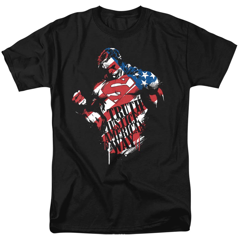 Superman The American Way Quote Unisex T-Shirt for Men & Women - Casual Wear, Superhero Fan Gift, Comic Book Lover Apparel