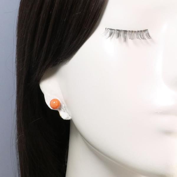 18K Yellow Gold Coral Earrings for Women - Elegant Handmade Dangle Earrings for Party, Wedding & Gift Giving