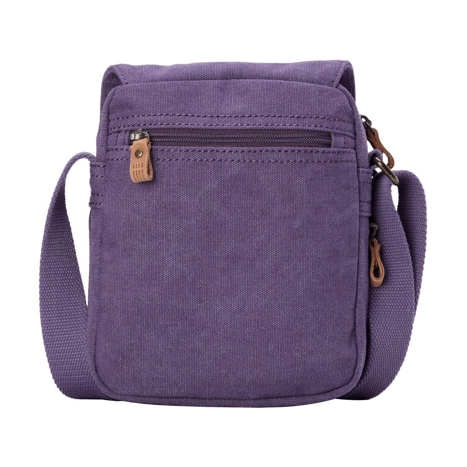 TRP0239 Troop London Classic Canvas Crossbody Bag - Stylish & Durable for Travel, Work & Everyday Use