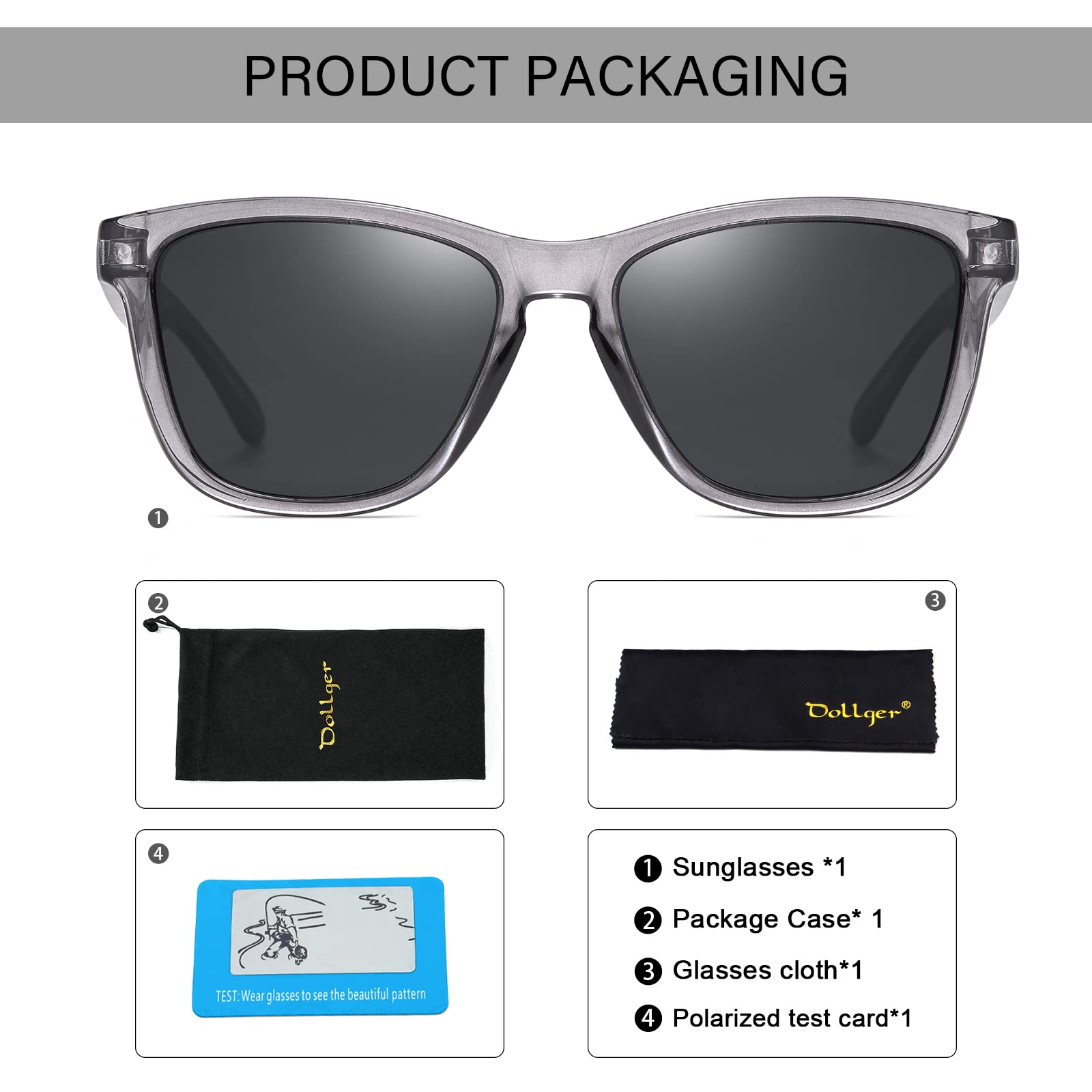 Polarized Sunglasses for Men & Women - UV400 Protection Retro Classic Aviator Style - Perfect for Driving, Outdoor Sports & Fashion Accessories