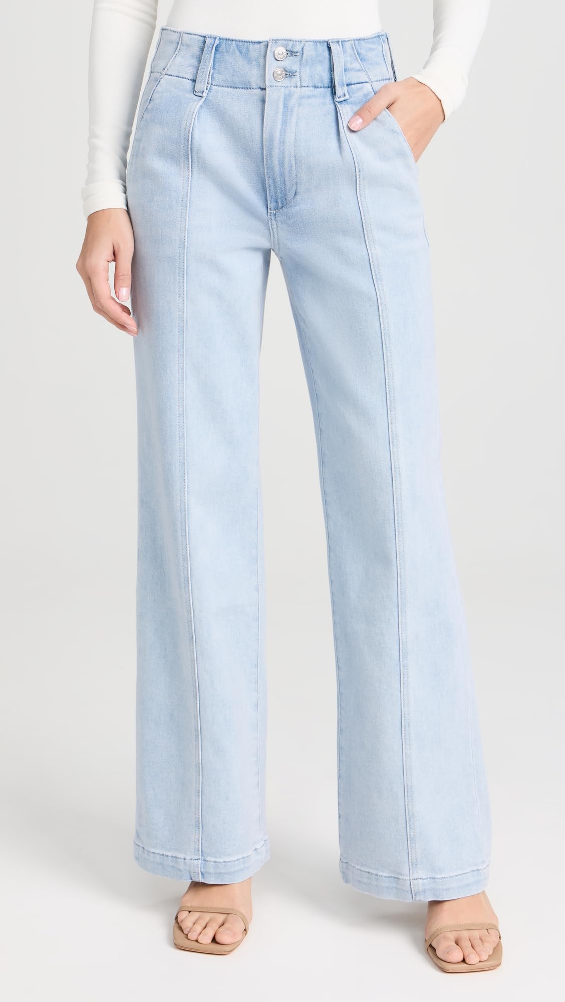 PAIGE Women's Brooklyn High-Rise Skinny Jeans - Stretch Denim Pants for Everyday Comfort & Style | Perfect for Work, Casual Outings & Date Nights