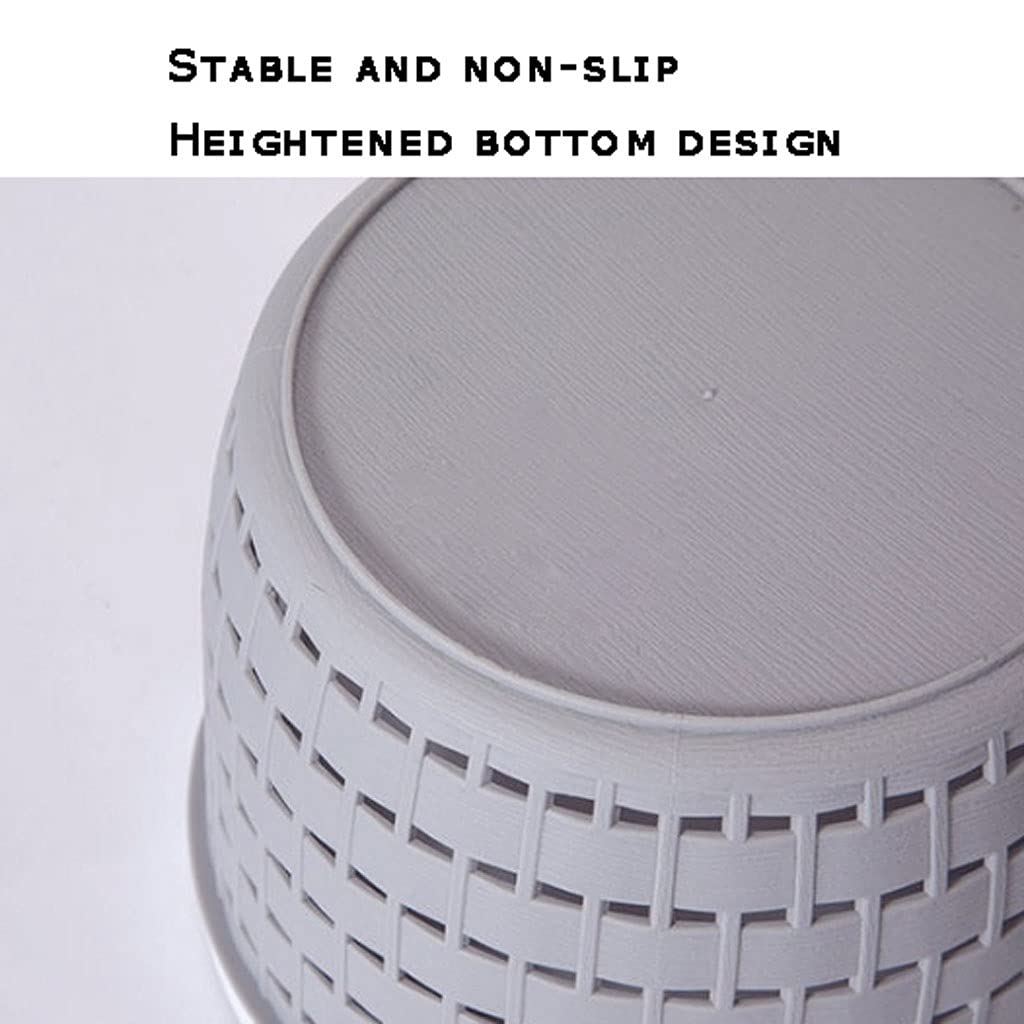 Mini Desktop Trash Can with Pressing Ring - Small Office & Dressing Table Garbage Bin for Home, Office, Bedroom (Color: Black) | Perfect for Desks, Bathrooms, and Small Spaces