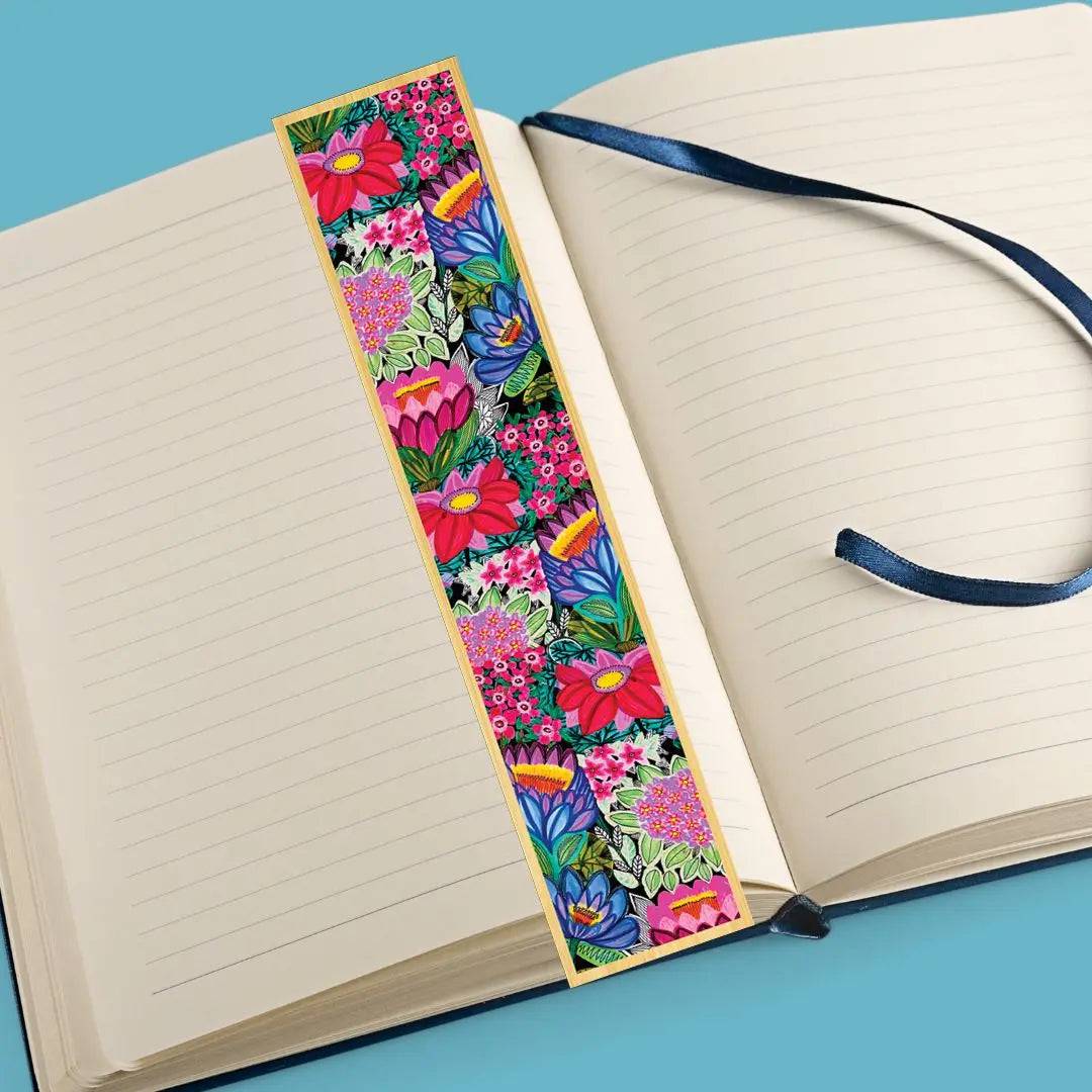 Lotus Flower Wooden Bookmark - Handmade Australian Wood Bookmark for Readers, Book Lovers & Gifts - Perfect for Reading, Book Clubs & Literary Gifts