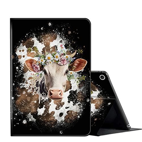 Floral Cow Animal Print