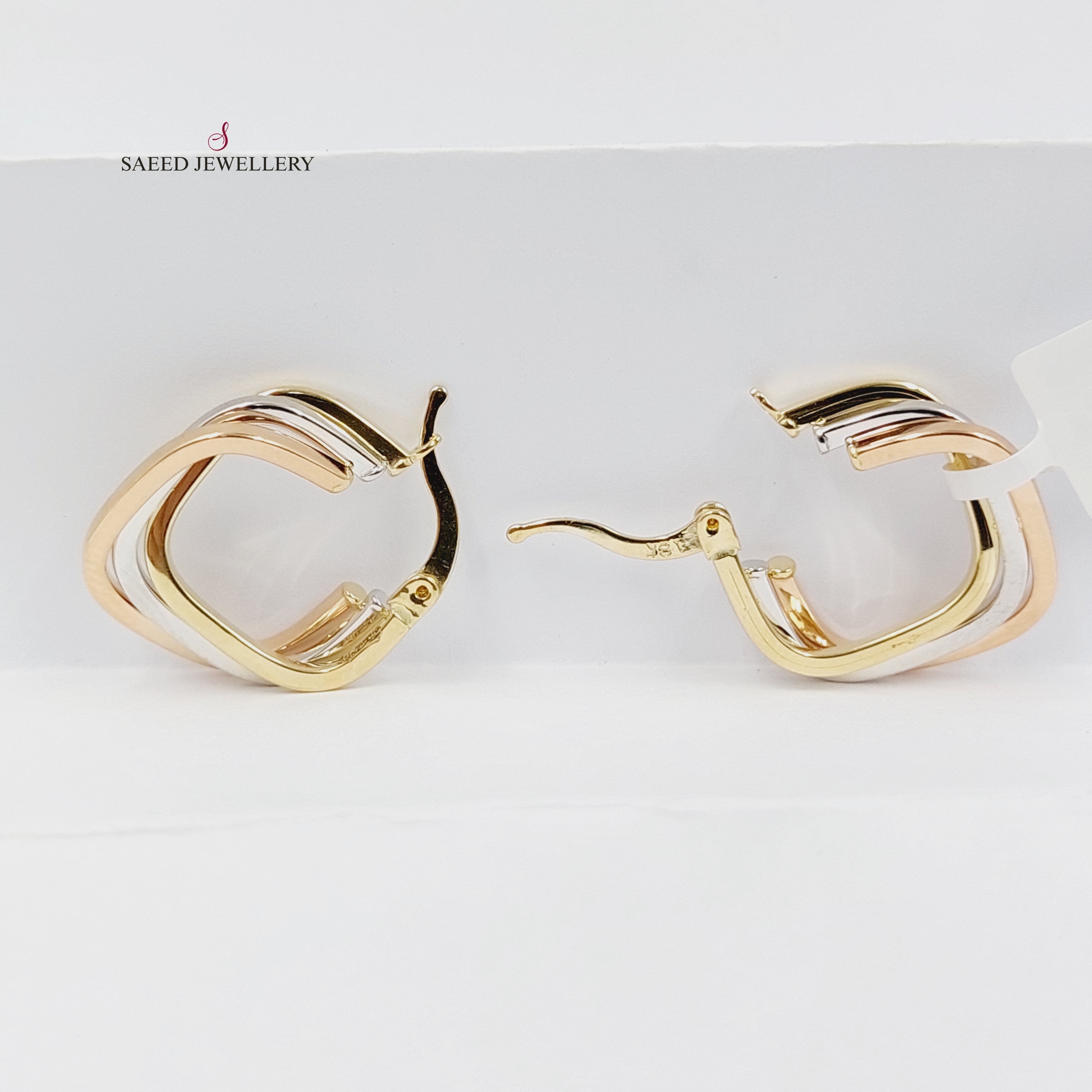 Stylish Deluxe Hoop Earrings for Women - 14K Gold Plated Fashion Jewelry - Perfect for Parties, Weddings & Everyday Wear