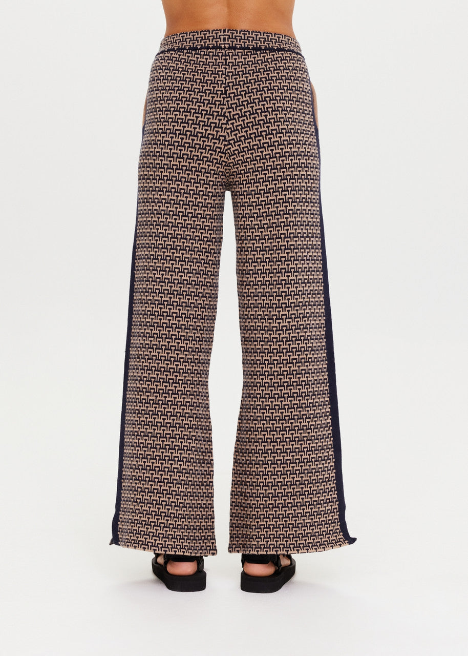 Castilla Juniper Knit Pants for Women - Comfortable Stretch Casual Trousers for Work, Travel & Everyday Wear