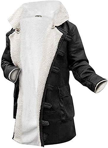 D. Bane Antique Black Faux Coat