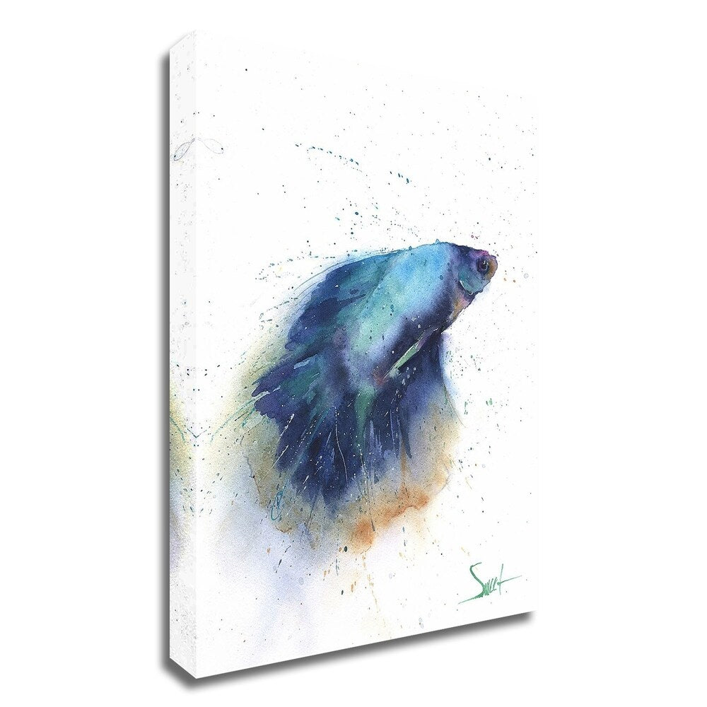 Betta Fish Art Print by Eric Sweet - Premium Canvas Wall Decor - Ready to Hang - Perfect for Living Room, Bedroom & Office Decor