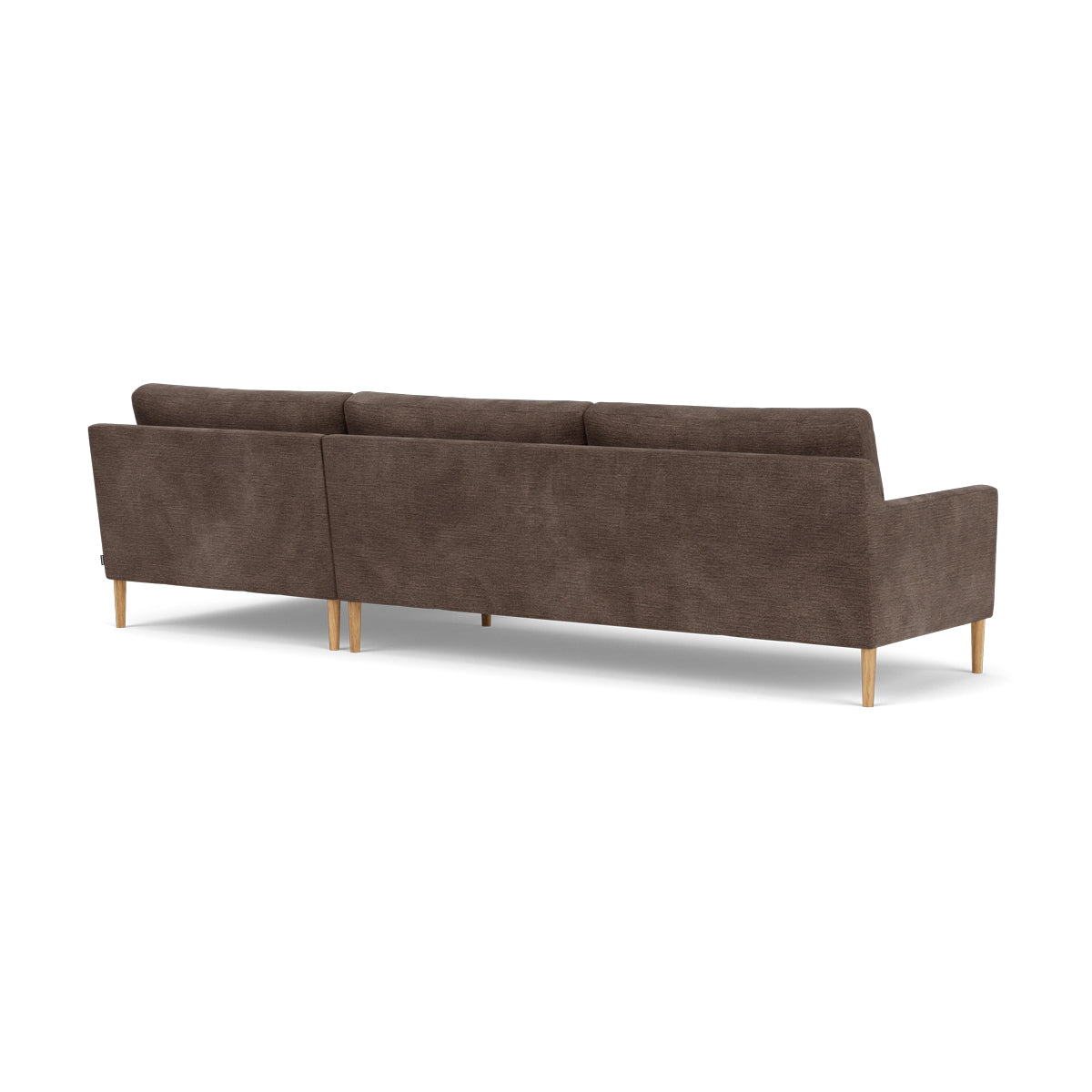 Astha Fabric Right Chaise Sofa - Modern Upholstered Sectional Couch for Living Room, Lounge & Small Spaces