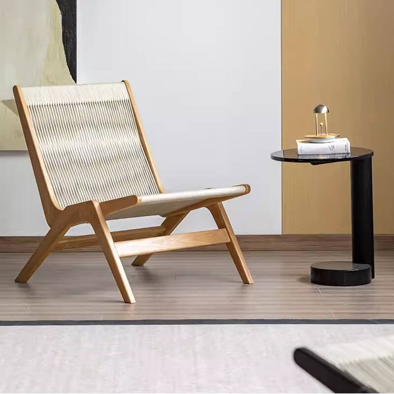 Tropical Ash Side Chair with Fino Base - Modern Dining Room & Kitchen Accent Chair for Home & Office Use