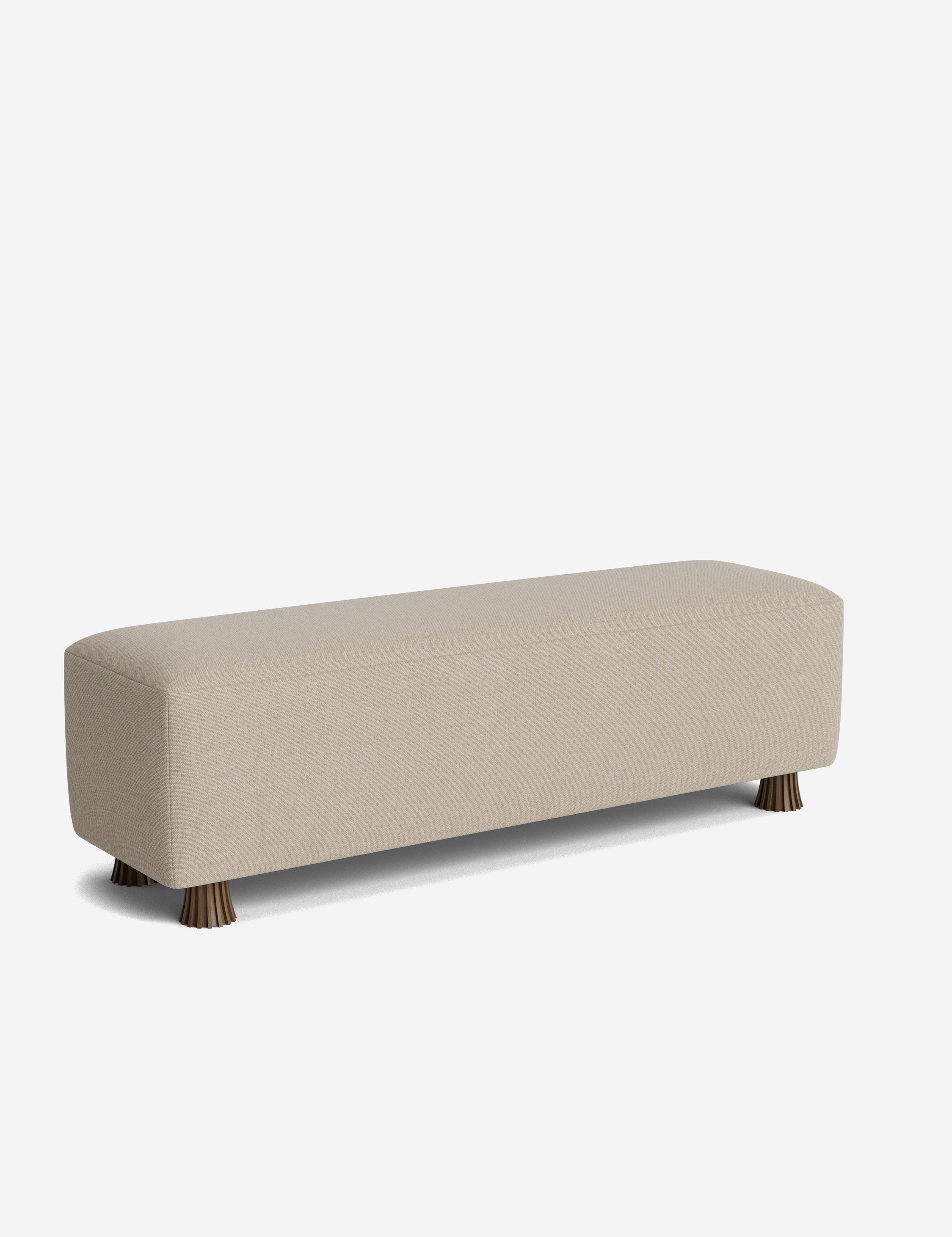 Ansel Bench by DISC Interiors - Modern Wooden Entryway Bench with Storage | Perfect for Hallway, Living Room & Bedroom Organization