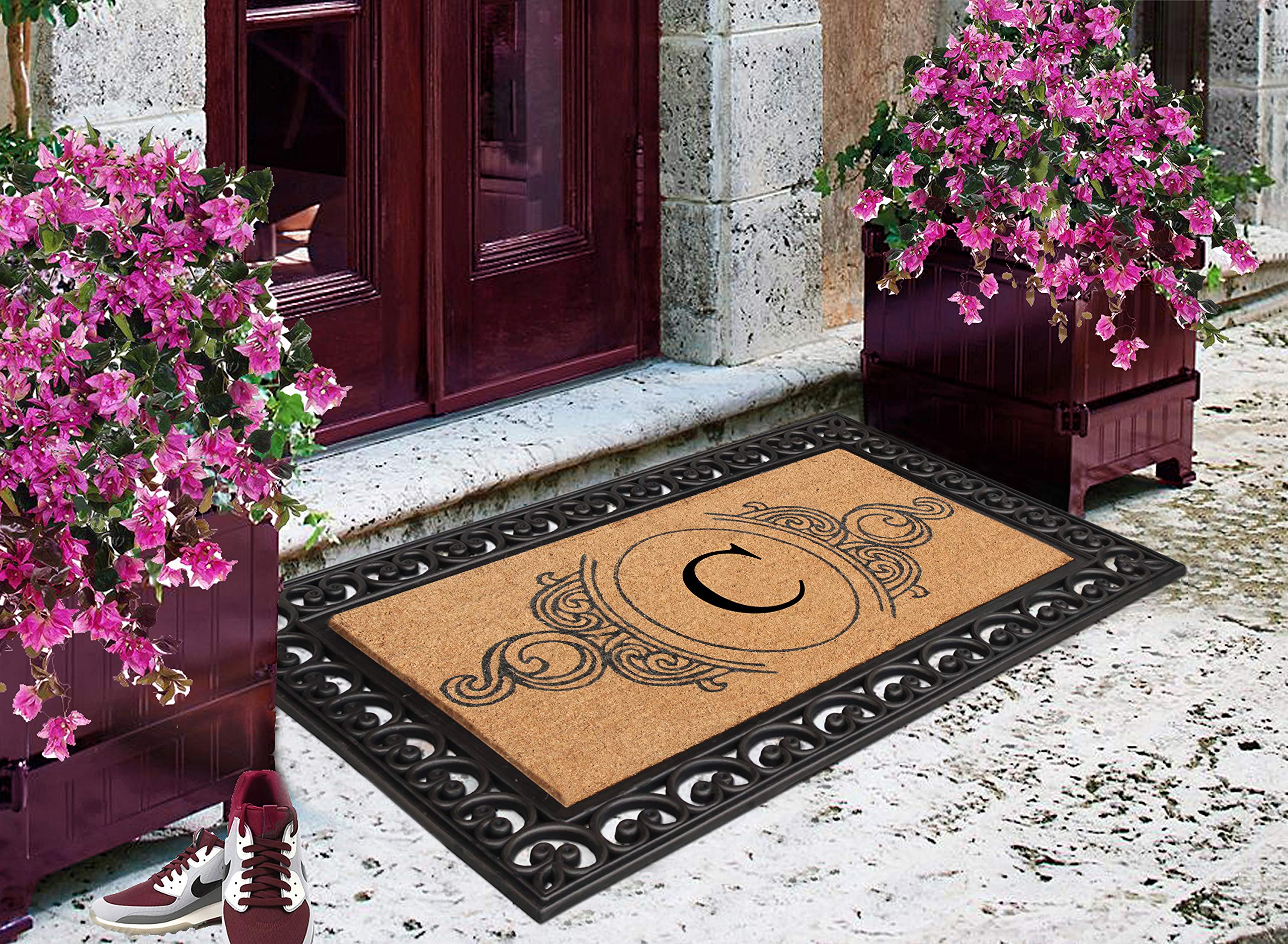 Premium Natural Coir Monogrammed Door Mat - 30