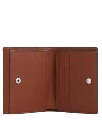 Coach Eliza Small Leather Wallet with Covered Closure - Perfect for Everyday Use, Travel & Gifts