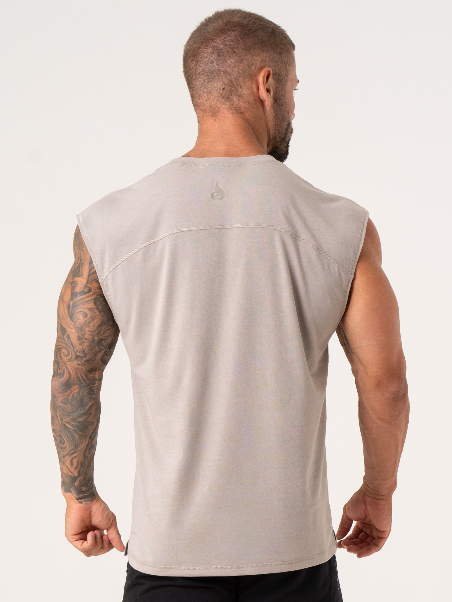 Pursuit Muscle Tank Top for Women - Soft & Stretchy Taupe Workout Shirt - Perfect for Gym, Yoga & Running
