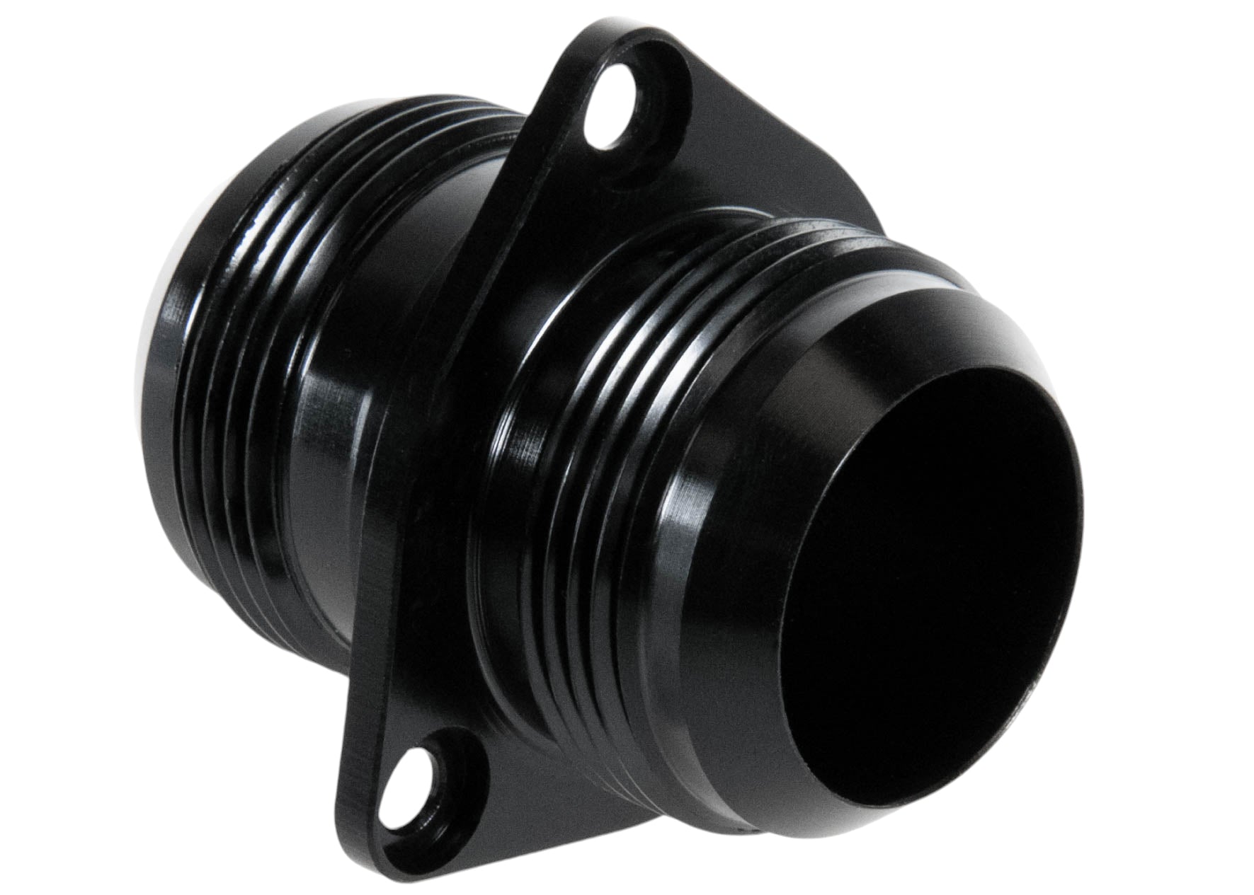16AN Flanged Bolt Pass Thru Bulkhead Fitting - Stainless Steel Fuel/Oil Line Connector for Automotive, Marine & Industrial Applications