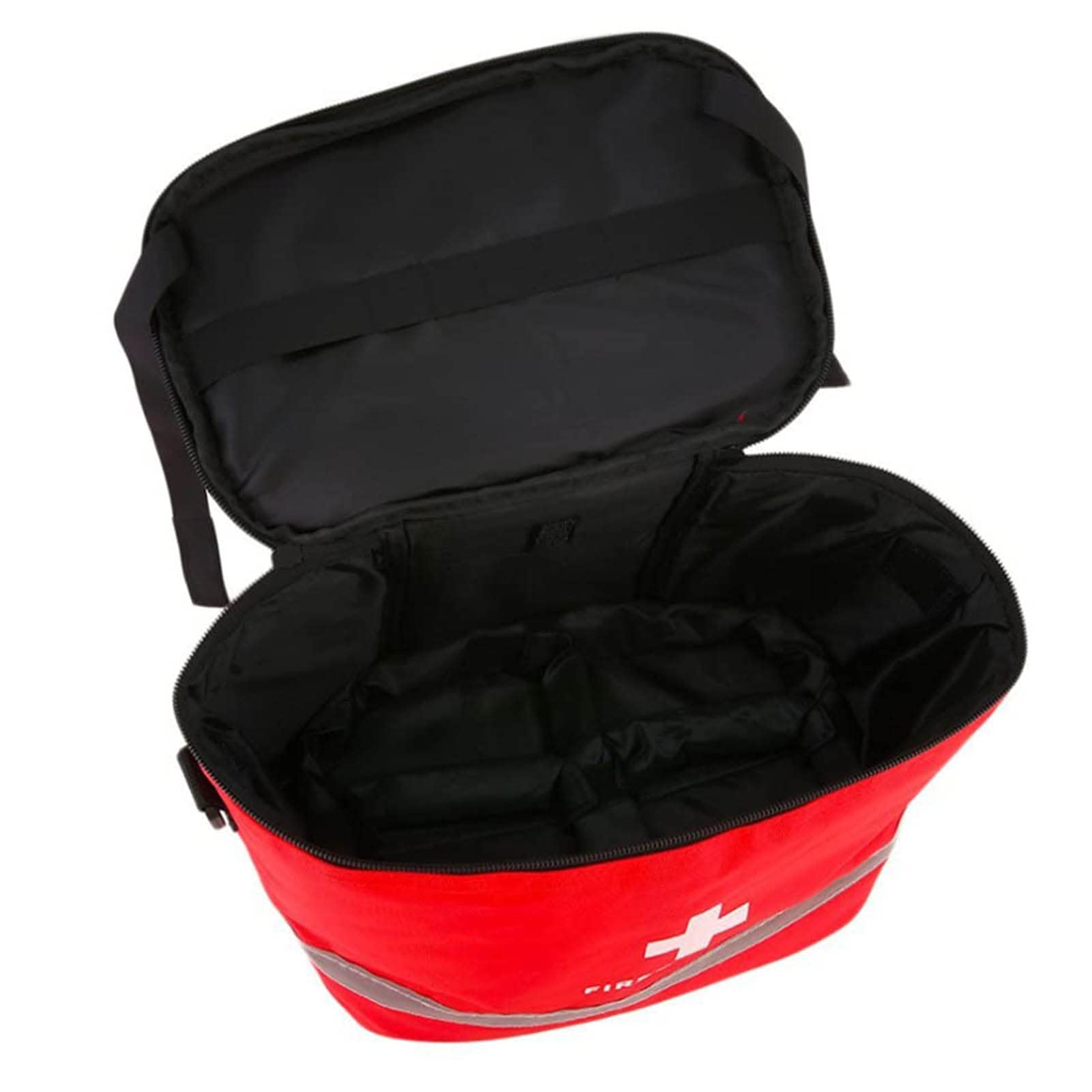 Premium First Aid Kit Bag - Empty Medical Supplies Pouch for First Responders, Nurses & Home Safety | Durable First Aid Haversack with Inner Compartments | Ideal for Emergency Kits, Travel, Camping & Workplace Safety