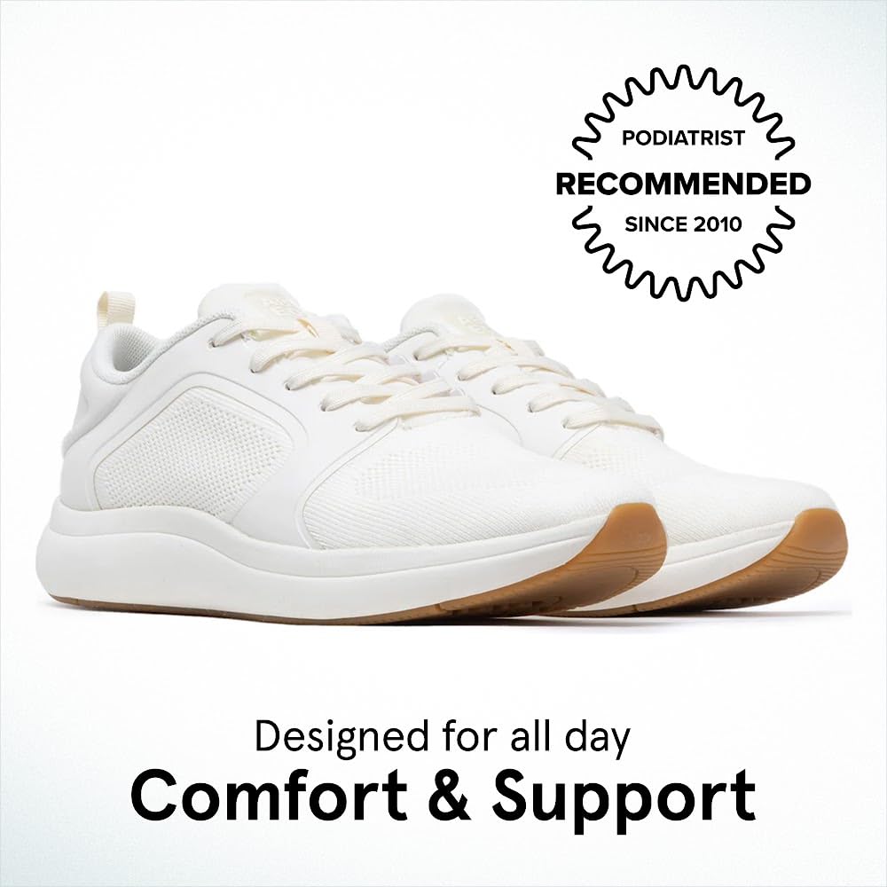 ABEO MXV Cruise Women's Walking Shoes – Orthopedic Sneakers with Built-in Plantar Fasciitis Insoles for Pain Relief | Comfortable Support for Walking, Running & Daily Wear